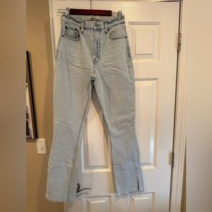 Abercrombie & Fitch Slim Straight Ultra High Rise (Curve Love) Jeans